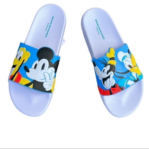 Disney Mickey and Friends white/Blue Sandal shoe - Picture 8 of 13